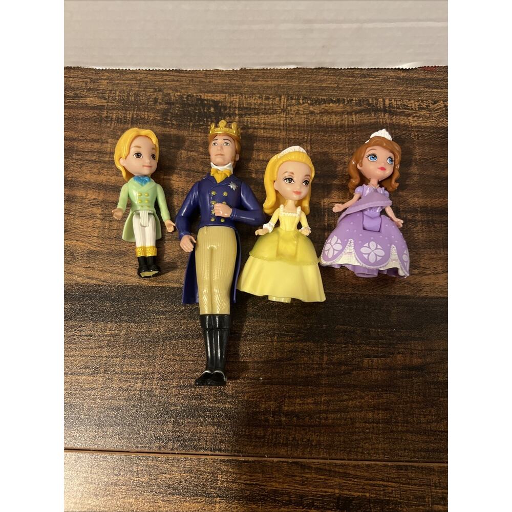 Mattel Sofia the First Royal Family King Amber James Figure Set Bundle Lot